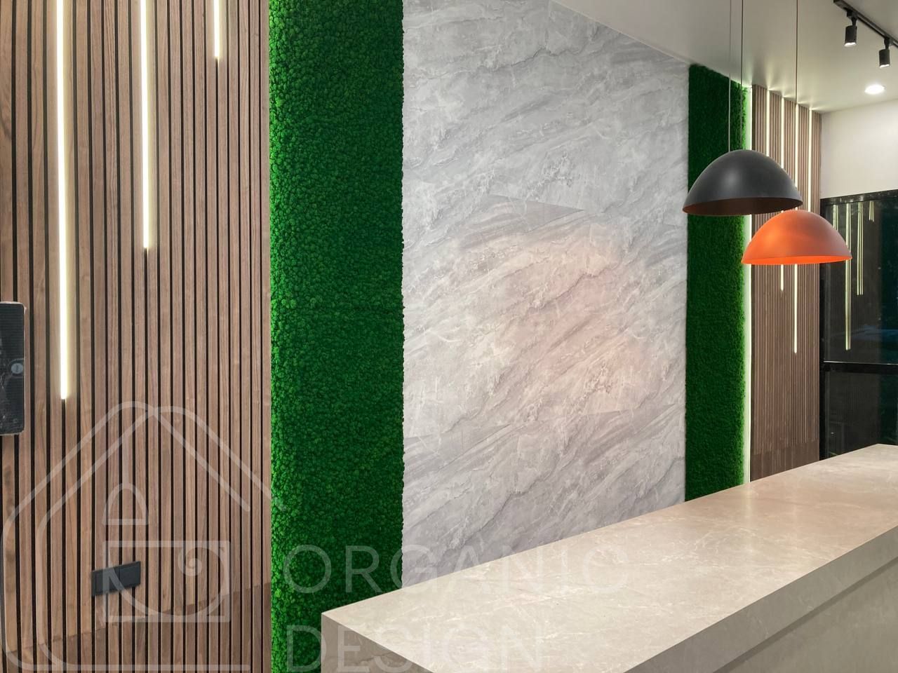Vertical Greening - Decorative Moss, Plants and Flowers - Custom Made