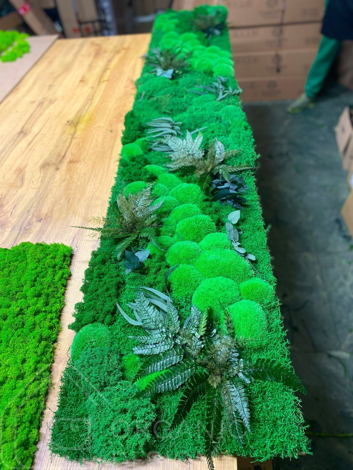 Moss Panel - Nature Green - 150x30 cm