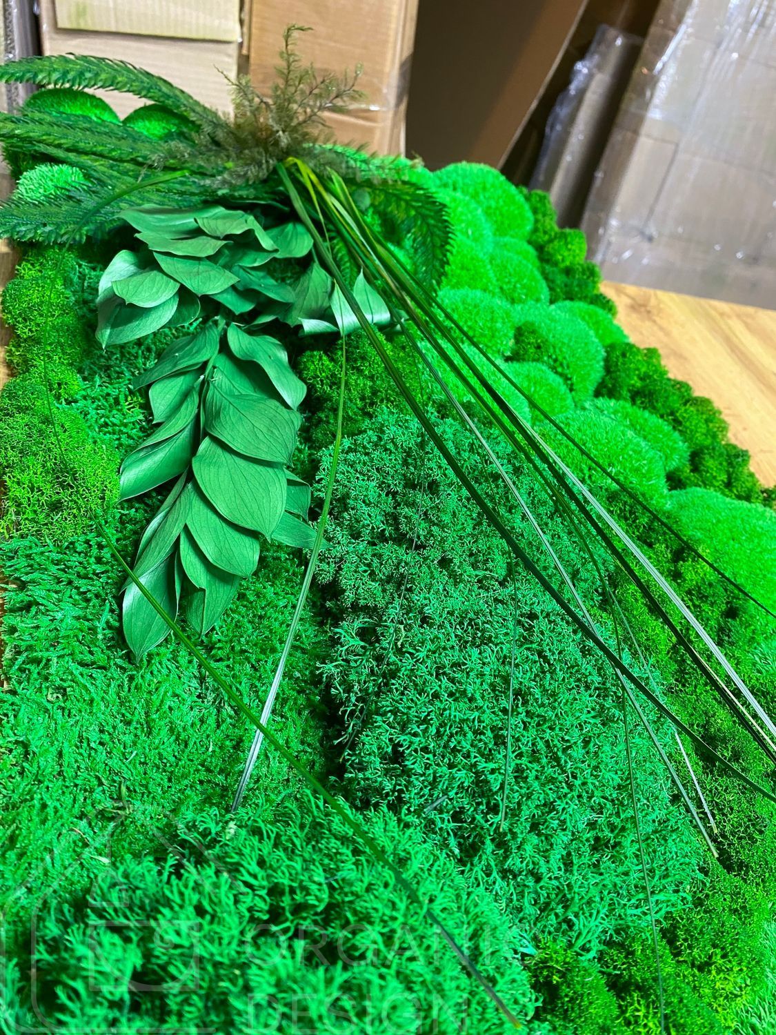 Moss Panel - Nature Green - 150x30 cm