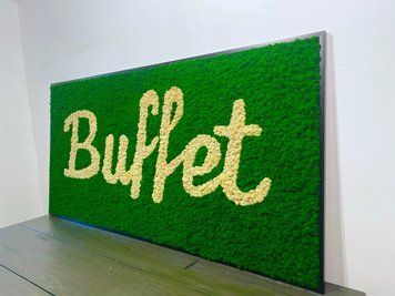 Moss Logo - 140x80 cm - Reindeer Moss