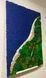 Moss, Wood and Decorative Stone Panel - 100x60 cm