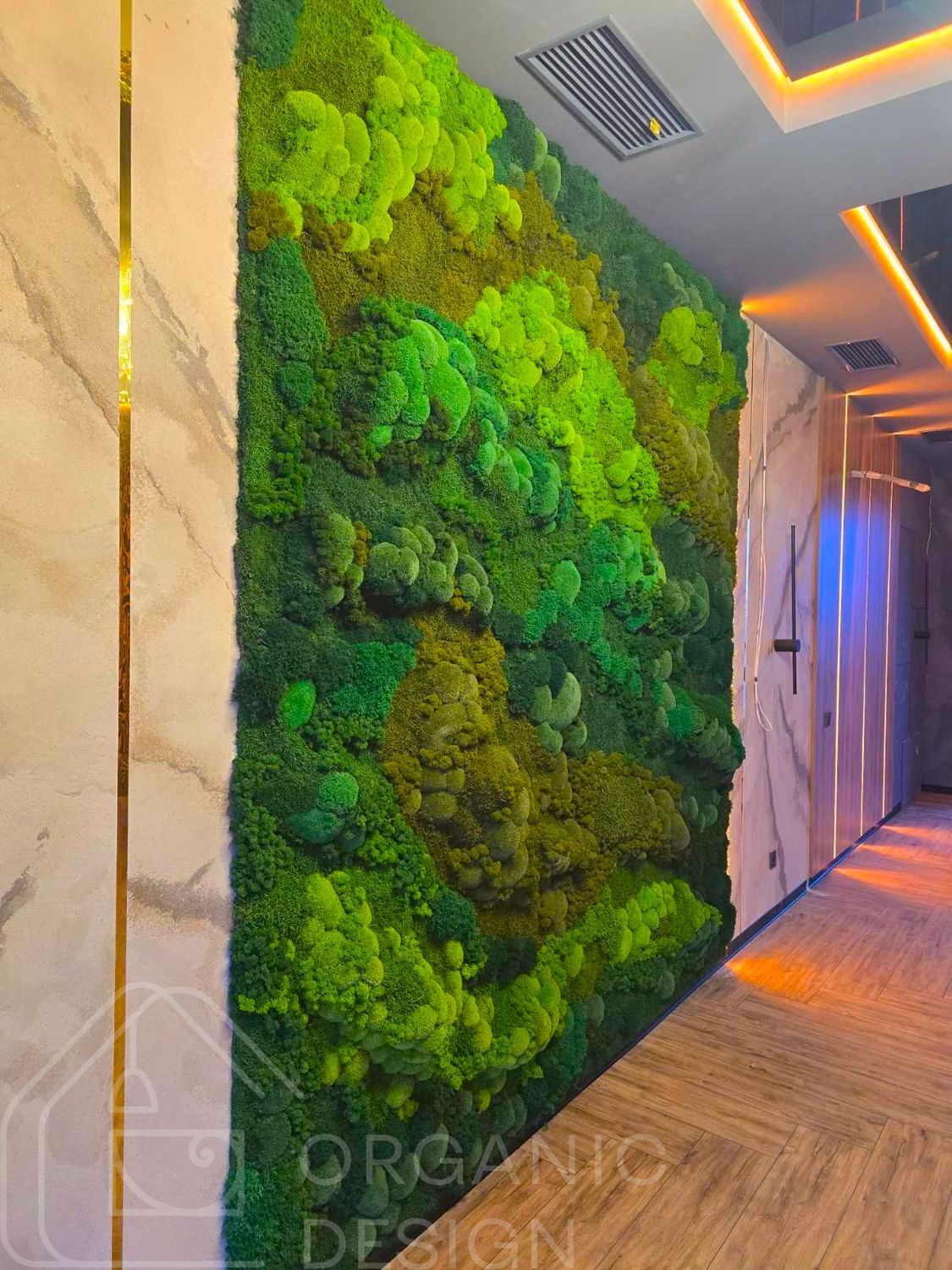 Moss Wall Greening - Organic Design
