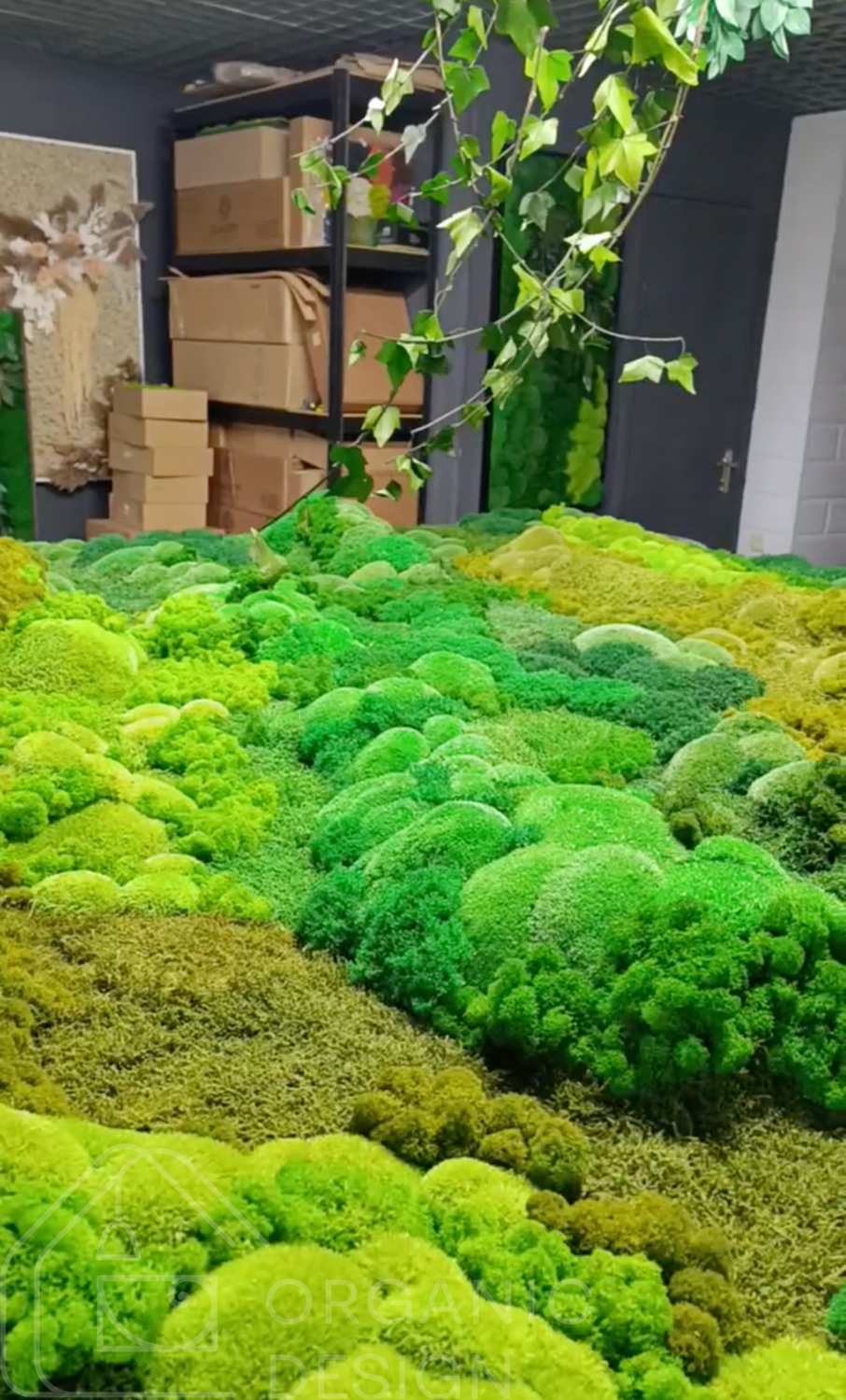 Moss Wall Greening - Organic Design