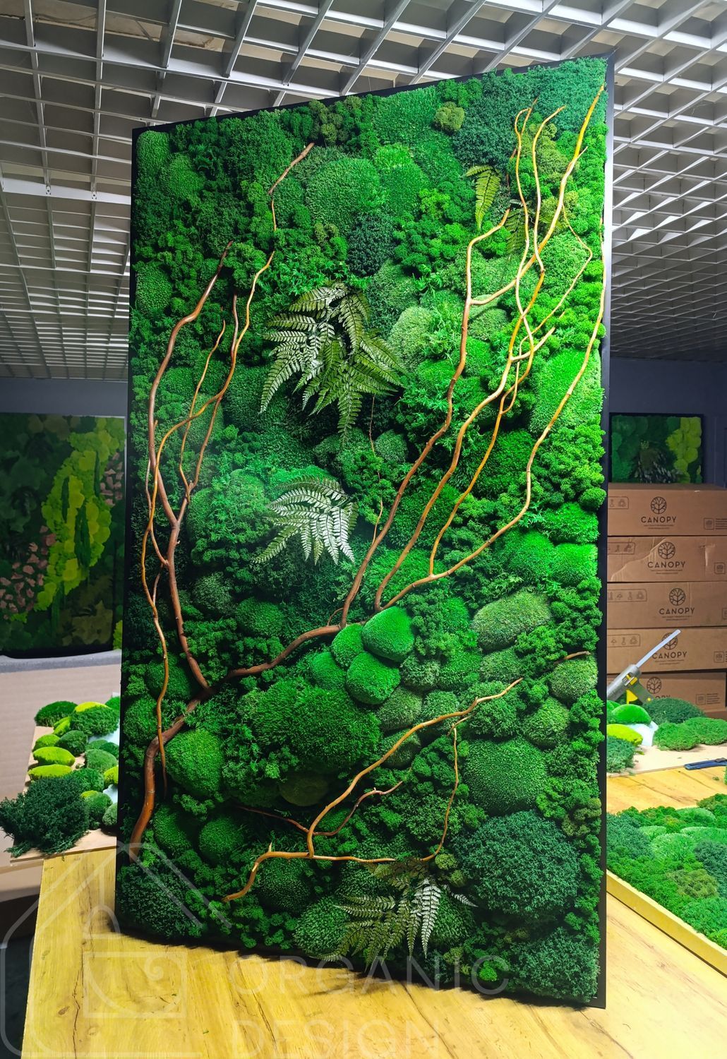 Natural Moss Wall Art - 140х80 cm - 888