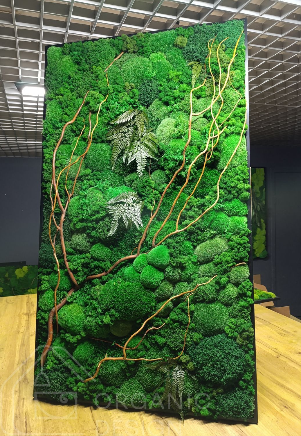 Natural Moss Wall Art - 140х80 cm - 888