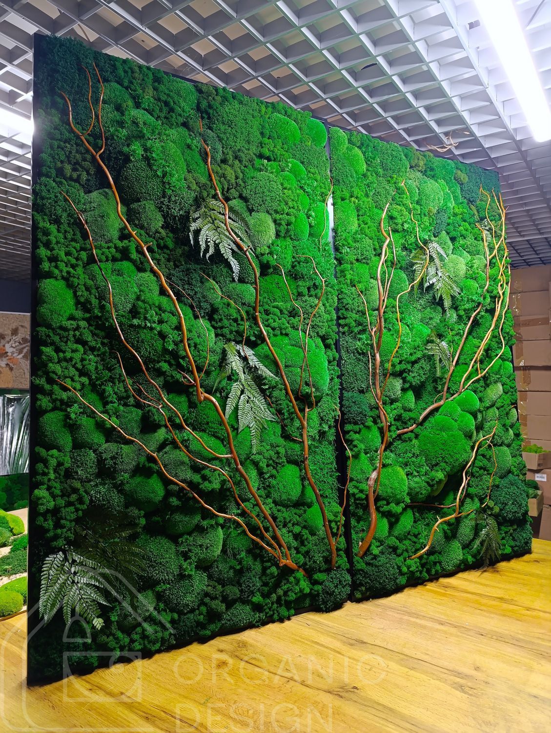 Natural Moss Wall Art - 140х80 cm - 888