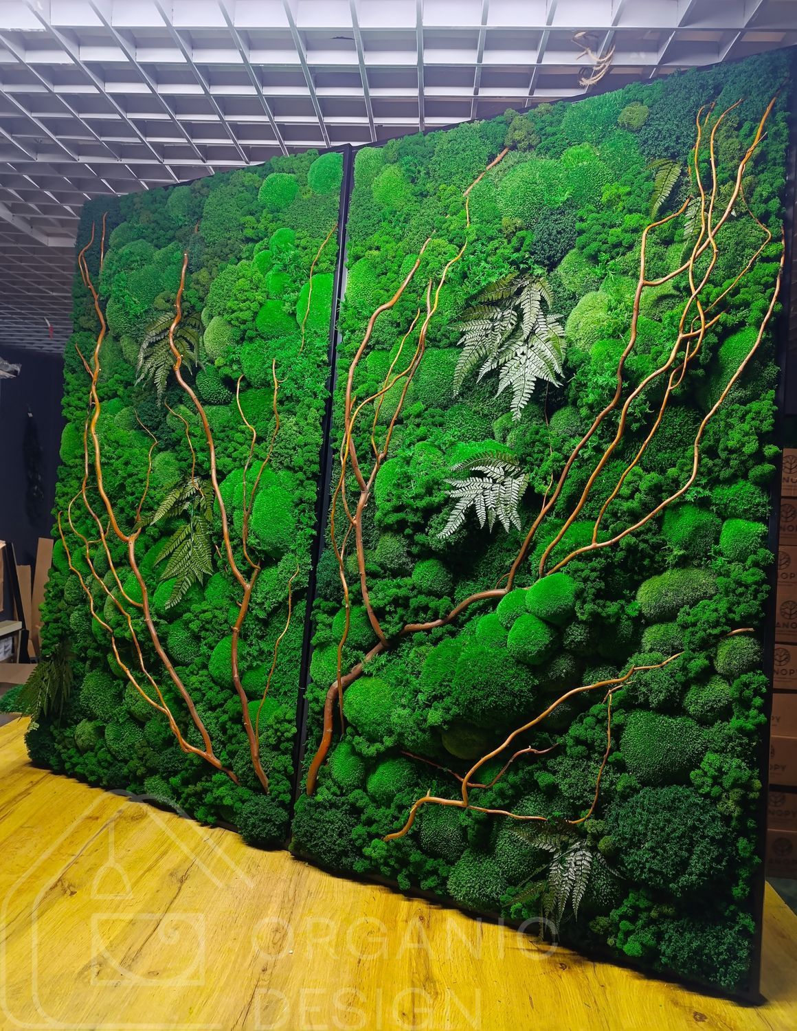 Natural Moss Wall Art - 140х80 cm - 888