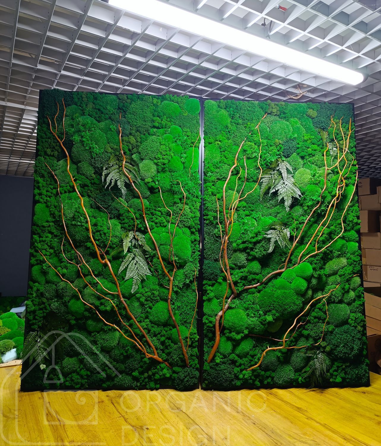 Natural Moss Wall Art - 140х80 cm - 888