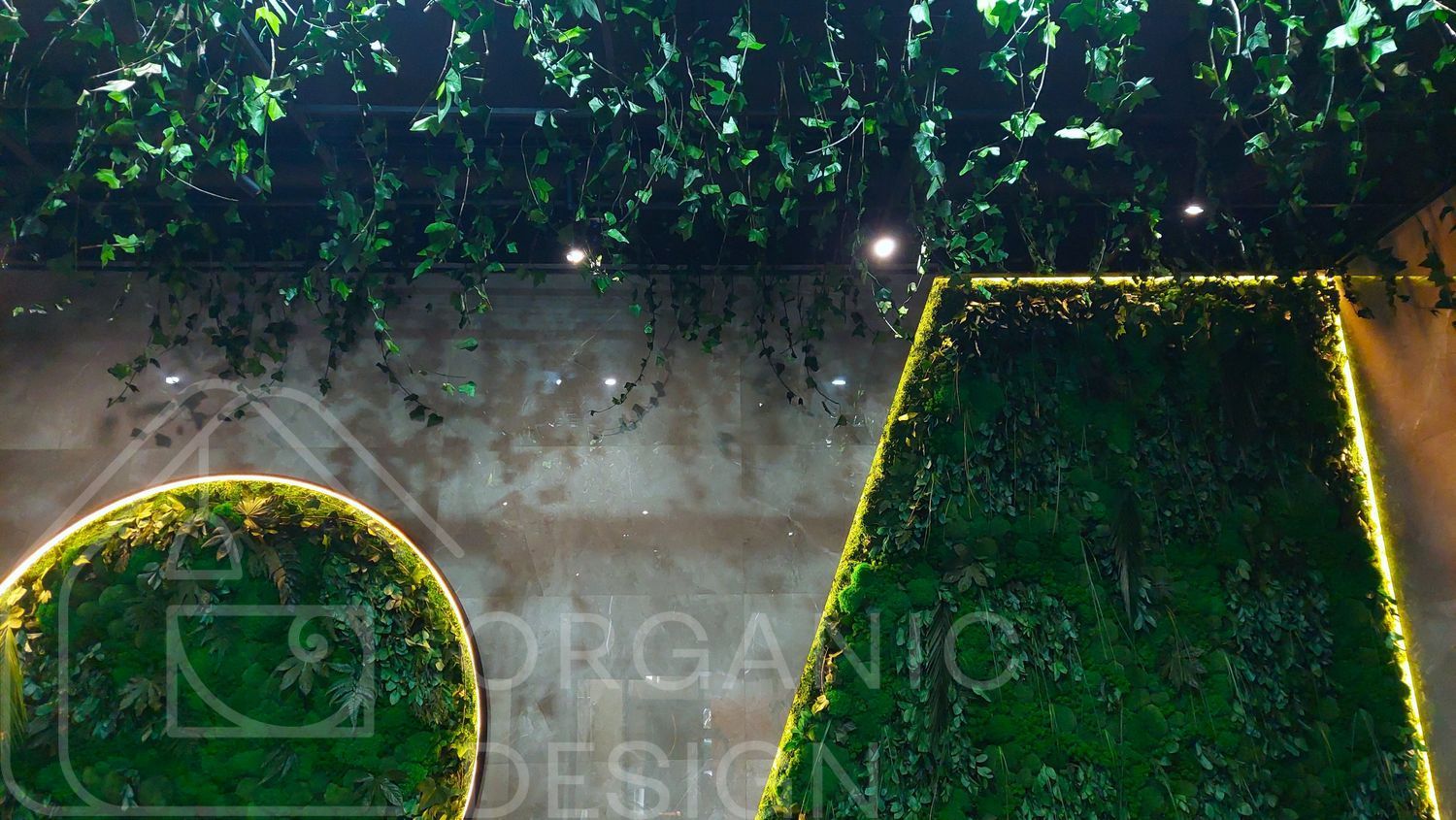Preserved Moss Panel - Round 200 cm