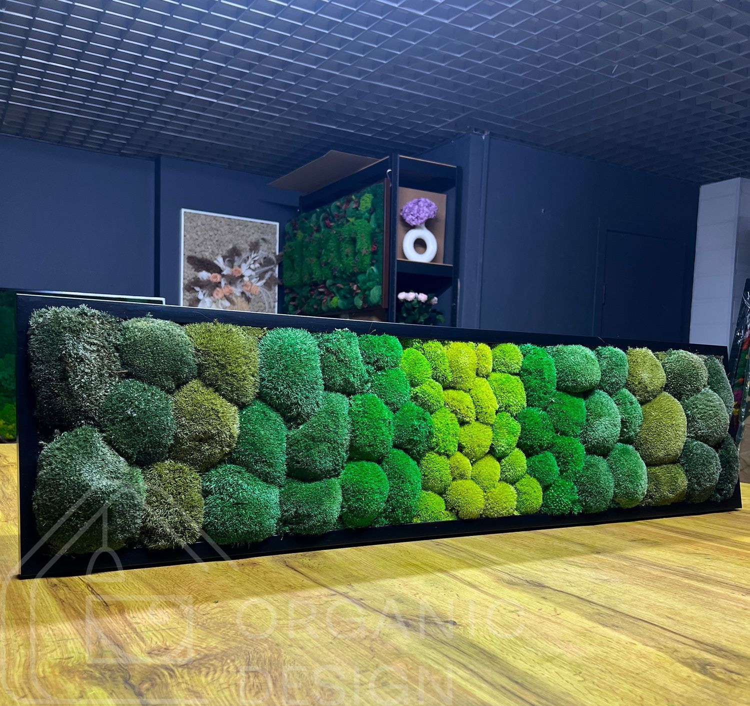 Картина з Штучного Моху - 120x30 см